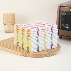 Chiffon de cuisine rectangulaire double face à carreaux 30x30 cm pour nettoyer les casseroles et les poêles - Product Image 1