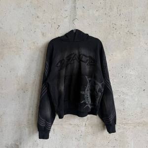 Conjunto Deportivo Personalizado al por Mayor para Hombre, Sudadera Holgada de Felpa Francesa de 500 g/m² con Lavado Ácido y Pantalones Holgados - Product Image 2