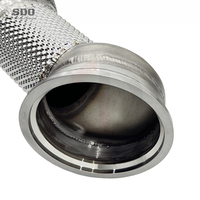 SDO Katalysator-Downpipes für Ferrari 488 3.9T V8 2015-2019 Performance-Auspuffkrümmer mit integriertem Hitzeschutz