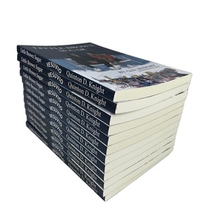 ที่กำหนดเองราคาถูกปกอ่อนสีดำและสีขาวนวนิยายพิมพ์หนังสือ - Product Image 4