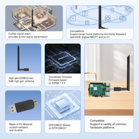Dongle USB Zigbee 3.0, Interfaz Universal de Puerta de Enlace Inalámbrica para Captura de Datos, Compatible con Zigbee 2MQTT, Home Assistant, Thread, OpenHAB y Matter
