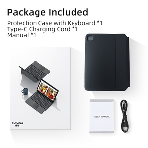 Étui <span class=keywords><strong>pour</strong></span> clavier sans fil personnalisé de <span class=keywords><strong>bureau</strong></span> portable <span class=keywords><strong>en</strong></span> <span class=keywords><strong>gros</strong></span> avec clavier tactile <span class=keywords><strong>pour</strong></span> <span class=keywords><strong>iPad</strong></span> Pro M4 M5 11 pouces - Product Image 6