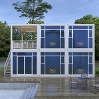Maison conteneur préfabriquée à deux étages de qualité supérieure en gros de Chine, pour habitation et bureau
