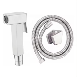 Hot &amp; Cold Water <strong>Shattaf</strong> Concealed Bidet Mixer SUS304 Stainless Steel <strong>CE</strong> Certified Matte Black &amp; Gunmetal for Hotel Bathrooms - Product Image 5