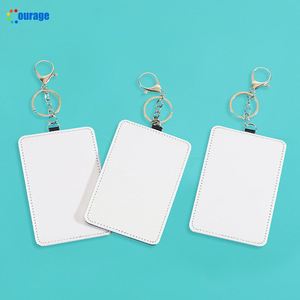 Porta Tarjetas de Identificación Personalizado por Sublimación con Llavero, Porta Tarjetas de Trabajo Portátil para Regalos Promocionales y Pases de Viaje - Product Image 2