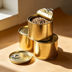 Lata de Metal de Grado Alimenticio de Fácil Apertura para <span class=keywords><strong>Pimienta</strong></span> Blanca, Envase Metálico Hermético a Prueba de Humedad, Lata Vacía para Especias para Exportación - Product Image 4