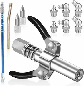 Heavy duty locks grease gun coupler Quick release 10000psi grease coupler connect fitting