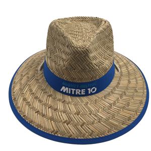Chapeau de paille Panama avec bande personnalisé logo imprimé Herbe pour hommes et femmes - Product Image 6
