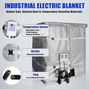 Manta Calefactora Anticongelante Personalizable para Combustible Diésel de 275 Galones, Evita la Gelificación en Invierno, Calentador IBC - Product Image 2