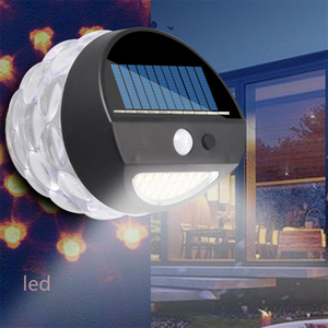 Lámparas solares de inducción infrarroja recargables para jardín, luz de pared Solar para exteriores con llama parpadeante, luz para patio, gran oferta - Product Image 3