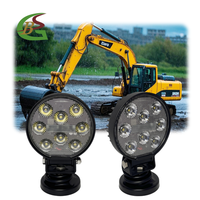 Lampe de travail LED super lumineuse 40W en aluminium, étanche IP67, 10-40V, pour remorque, modèle BSG CL40-8R, fabriquée en Chine