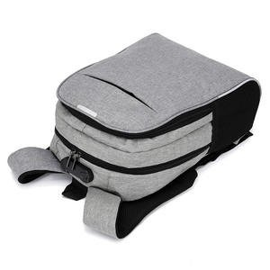 Sac à dos pour ordinateur portable à rayures réfléchissantes personnalisé, vente chaude, hommes femmes, antivol, imperméable, mochilas, port de charge USB - Product Image 4