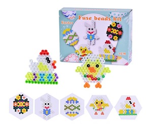 Usine vente chaude 10mm pâques bricolage perles à <span class=keywords><strong>repasser</strong></span> perles fusionnées Puzzle éducatif jouets Kit haute créativité Imagination valeur sûre - Product Image 2