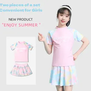 Hot bán áo tắm sản xuất hai mảnh của một bộ trẻ em ngọt ngào trẻ em Đồ bơi cho cô gái