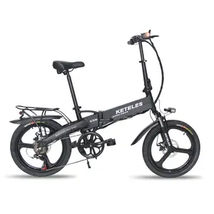 Vélo électrique pliant de 20 pouces en alliage intégré, 250W/350W, prix de gros, bicyclette pliable