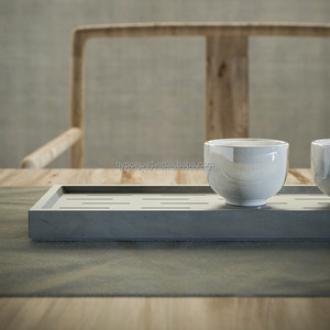 Recipiente rectangular de hormigón al mejor <span class=keywords><strong>precio</strong></span>, bandeja de almacenamiento de <span class=keywords><strong>cemento</strong></span> a la moda de tetera Simple, accesorios de mesa con logotipo personalizado para la venta - Product Image 3