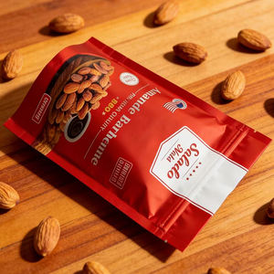 Custom Printed Food Package 80g Snack Packaging Cashew <b>Bag</b> Nut Stand Up Pouch With Zipper - Product Image 3