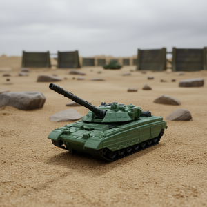 Véhicule de combat militaire en plastique pour enfants, jouet de jeu de rôle militaire, emballé dans un sac en filet - Product Image 3