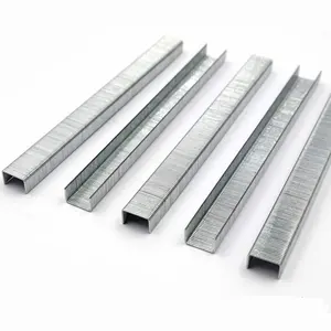 Grapas neumáticas serie 10F, grapas de alambre galvanizado 1004F 1006F 1008F 101010f 1012F 1014F 1016F