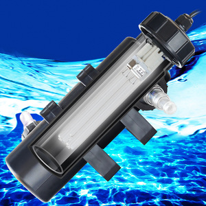 Lampe germicide UV externe <span class=keywords><strong>ATMAN</strong></span> Chuangxing 9W pour aquarium, élimination des algues et du mousse, purification de l'eau verte, équipement de maintien de l'aquarium - Product Image 1