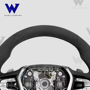 Convient pour la rénovation intérieure de BMW <span class=keywords><strong>Volant</strong></span> Flip Fur Fit F G Series M3 M5 F10 F20 F15 F22 F34 E90 E89 G30 E60 X3 X4 X5 - Product Image 4