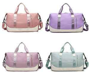 Bolsa de lona para equipaje de viaje de gran capacidad para deportes de Yoga de secado rápido impermeable con etiqueta privada al por mayor - Product Image 1