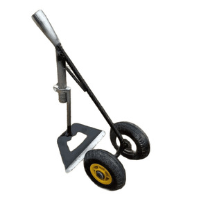 Bán buôn vườn làm cỏ hoe cho nông nghiệp sử dụng 2-bánh Xe trang trại công cụ giả mạo thép Đào Công cụ với hai bánh xe - Product Image 1