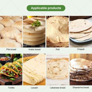 Árabe Flatbread Roti Totalmente automatizado Prata Línea de producción Horno de pan que hace la máquina para el hogar - Product Image 6