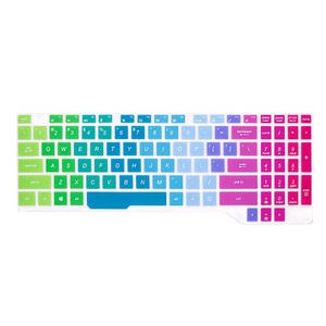 Coque de <span class=keywords><strong>protection</strong></span> de <span class=keywords><strong>clavier</strong></span> en silicone colorée pour ordinateur portable <span class=keywords><strong>Asus</strong></span> FX63 FX63 FZ63.ZX63 – Vente en gros - Product Image 6