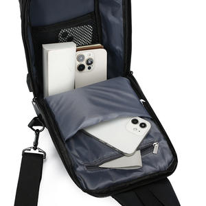 Bolso de Pecho para Hombre, Tela Oxford, Antirrobo, Gran Capacidad, Estilo Bandolera, para Uso Diario, Invierno 2025 - Product Image 2