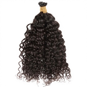 Extensiones de Cabello Remy Europeo Doble Trama, Puntas Planas K, Ondulado Ajustado, Trama Individual, Color 613, Pre-Adheridas con Queratina, Teñibles, Profundas, 10A, 100g - Product Image 1