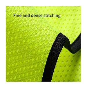 سترة عمل سوداء صفراء برتقالية زرقاء شريط عاكس فضي سترة أمان تكتيكية عالية الجودة عرض 5 مع شعار نمط سترة - Product Image 6