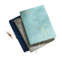 Libreta de Planificación Diaria y Semanal A5, Ecológica, de Cuero, Portátil, Agenda de Oficina