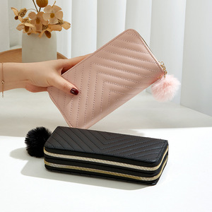 Portafogli Clutch da Donna Lunghi con Doppia Cerniera, <span class=keywords><strong>Porta</strong></span> Carte e <span class=keywords><strong>Porta</strong></span> <span class=keywords><strong>Cellulare</strong></span>, Borsette Clutch per Signore - Product Image 2