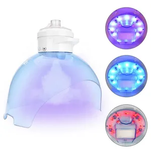 Facial Hydrogen Oxygen Jet Peel Cụ Với Led Photon Ánh Sáng Mặt Steamer Cho Trẻ Hóa Da Mặt Dưỡng Ẩm