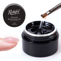 Gel Constructeur Transparent Professionnel pour Ongles, Durcissant et Renforçant, Gel UV/LED à Dissoudre pour Salons de Manucure, 15g