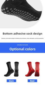 Chaussettes de football pour hommes, très vendues, antidérapantes, professionnelles, épaisses, en tissu éponge, longues/courtes, pour l'entraînement - Product Image 6