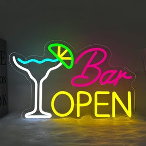 <b>Bar</b> open <b>LED</b> neon sign dimmable USB powered ambient <b>light</b> shop window decoration <b>light</b> street indicator <b>light</b> landscape <b>light</b> 5v - Product Image 5