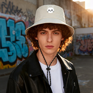 Nhanh Chóng Làm Khô Đồng Bằng Động Vật Thêu Logo Polyester Có Thể Gập Lại Túi Xô Hat Với Chuỗi - Product Image 2