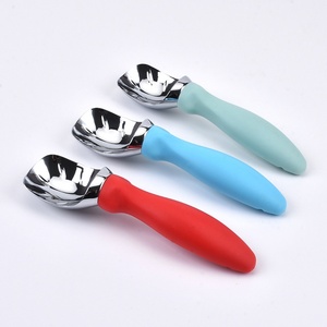 Cuillère à glace grande capacité en alliage de zinc et PP épaissi, durable et multi-usage pour fruits et desserts |   Outils de cuisine en gros - Product Image 2