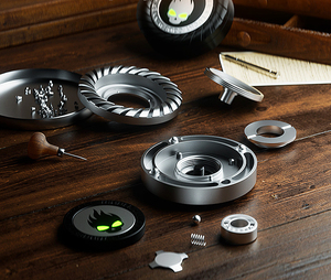 Juguete de trinquete de aleación con <span class=keywords><strong>ojos</strong></span> luminosos DIY, cuentas y resortes reemplazables, 2 <span class=keywords><strong>en</strong></span> 1: Fidget Hand Spinner y Fidget Slider Magnético - Product Image 6