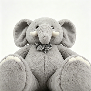 Customized Gray <b>elephant</b> plush toy, <b>Elephant</b> plush for kids, Cute <b>elephant</b> plush <b>gift</b> - Product Image 4