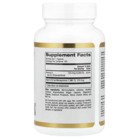 Complément de vitamine D3 + K2, 60 capsules végétales, soutient la santé des os et du système immunitaire, non-OGM, sans gluten, certifié GMP pour adultes