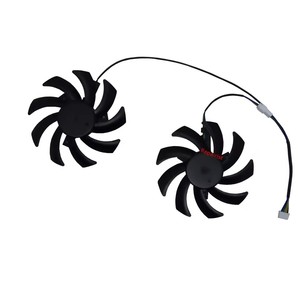 Enfriador de GPU VGA, ventilador para tarjetas gráficas, T129215SU, para POWERCOLOR RX <span class=keywords><strong>5700</strong></span> <span class=keywords><strong>XT</strong></span> 6500XT 6600 6600XT 5700XT <span class=keywords><strong>6700</strong></span> 6700XT Fight - Product Image 2