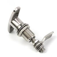 Identique à Southco Poignée en T E3-11 en acier inoxydable Serrure à came Loquet de compression Clé quart de tour polie Déverrouillage pour le commerce