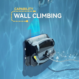 <span class=keywords><strong>Robot</strong></span> de nettoyage d'algues pour <span class=keywords><strong>piscine</strong></span> pratique et durable <span class=keywords><strong>avec</strong></span> <span class=keywords><strong>chariot</strong></span> et sac filtrant de rechange - Product Image 2