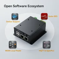 Passerelle industrielle IoT TM-CP3B Ubuntu2404 Open Source 4G LTE Modbus TCP/IP RS485 RS232 CAN GPIO Ethernet Rail DIN PLC 2 Go/4 Go de RAM