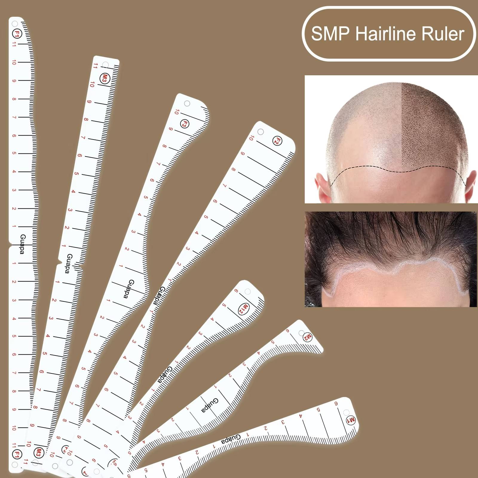 Kit de règle de pochoir de modèle de délié