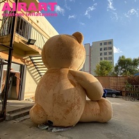 Nouvelle mascotte géante d'ours brun d'extérieur 2020, décoration d'événement de Noël, ballon gonflable en forme d'ours