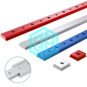 T-track nhôm khe trượt thanh trượt t khe Nut m6/M8 cho 30/45 loại t-track jigs vít khe cắm Fastener chế biến gỗ công cụ tự làm - Product Image 2